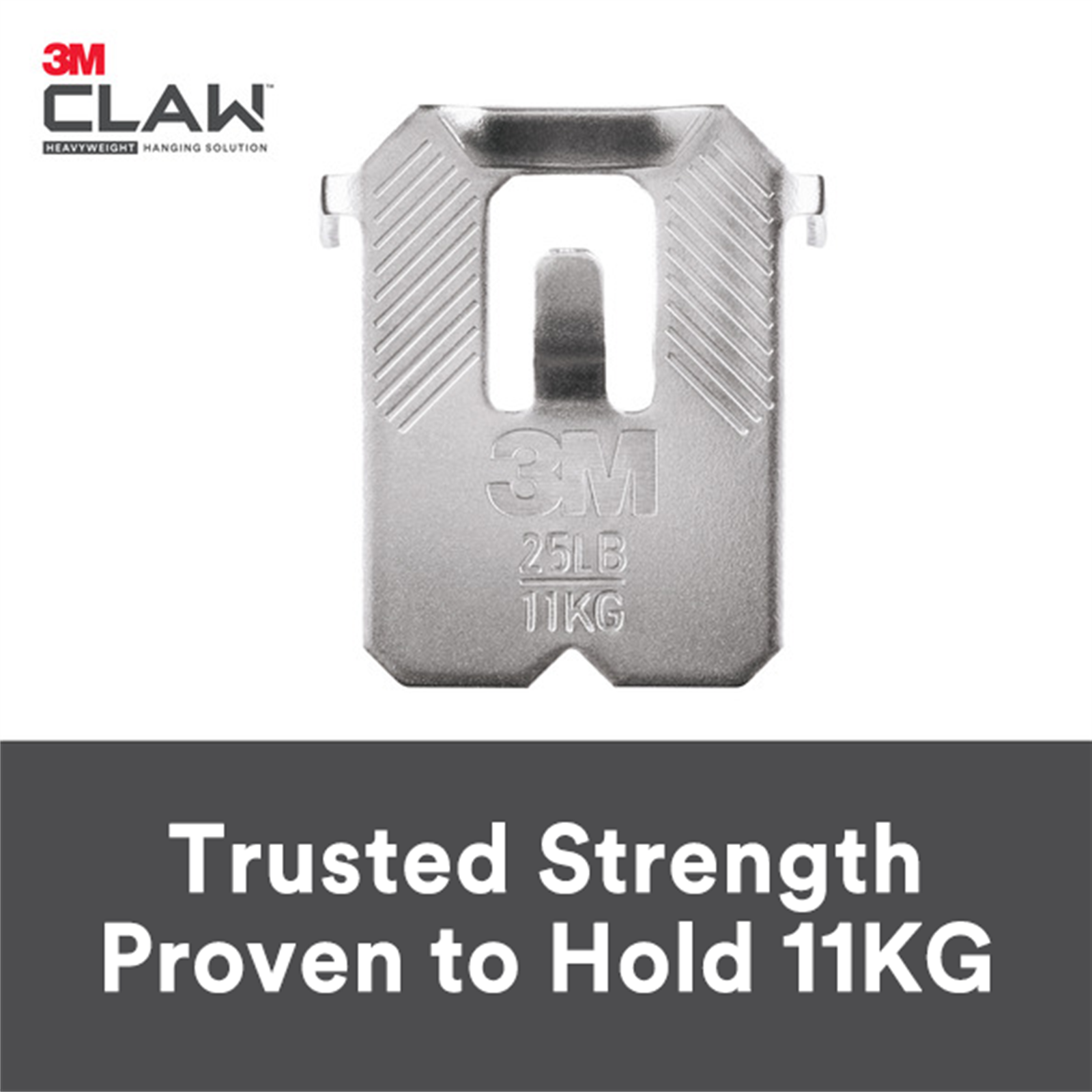 3M CLAW 11kg Heavyweight Picture Hanger - 1 Pack