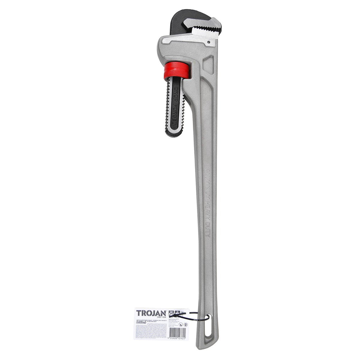 Trojan 600mm Aluminium Pipe Wrench - 85mm Capacity - Lightweight Design - SuperSaverAU - view 2
