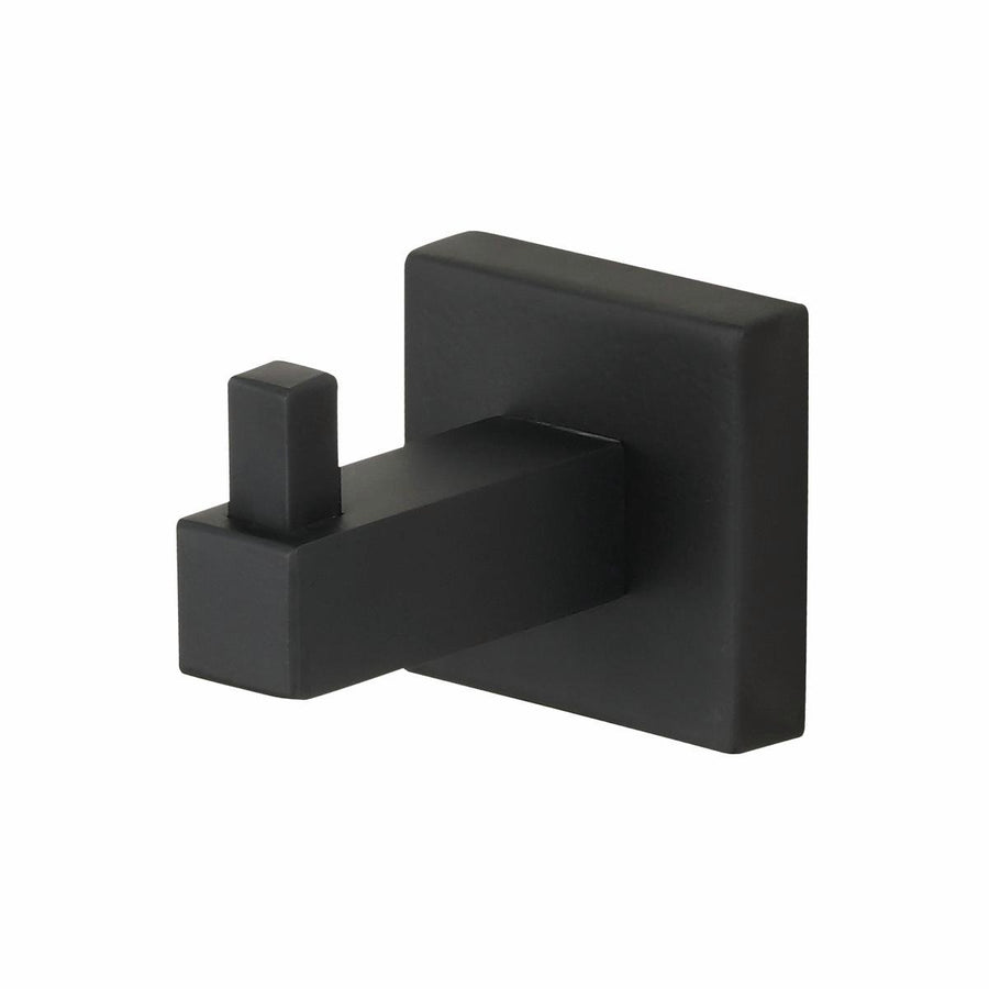 Mondella Matte Black Rococo Robe Hook - 44mm x 44mm x 60mm - Zinc - SuperSaverAU - view 1