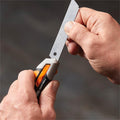 Fiskars 18mm Pro Carbonmax Snap Off Knife - Steel - 1 Piece - SuperSaverAU - view 5