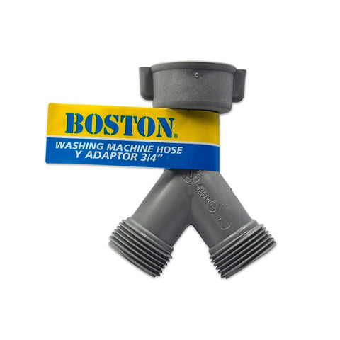 Boston 3/4 Washing Machine Y Hose Adaptor - Plastic - Easy Connect - SuperSaverAU - view 1