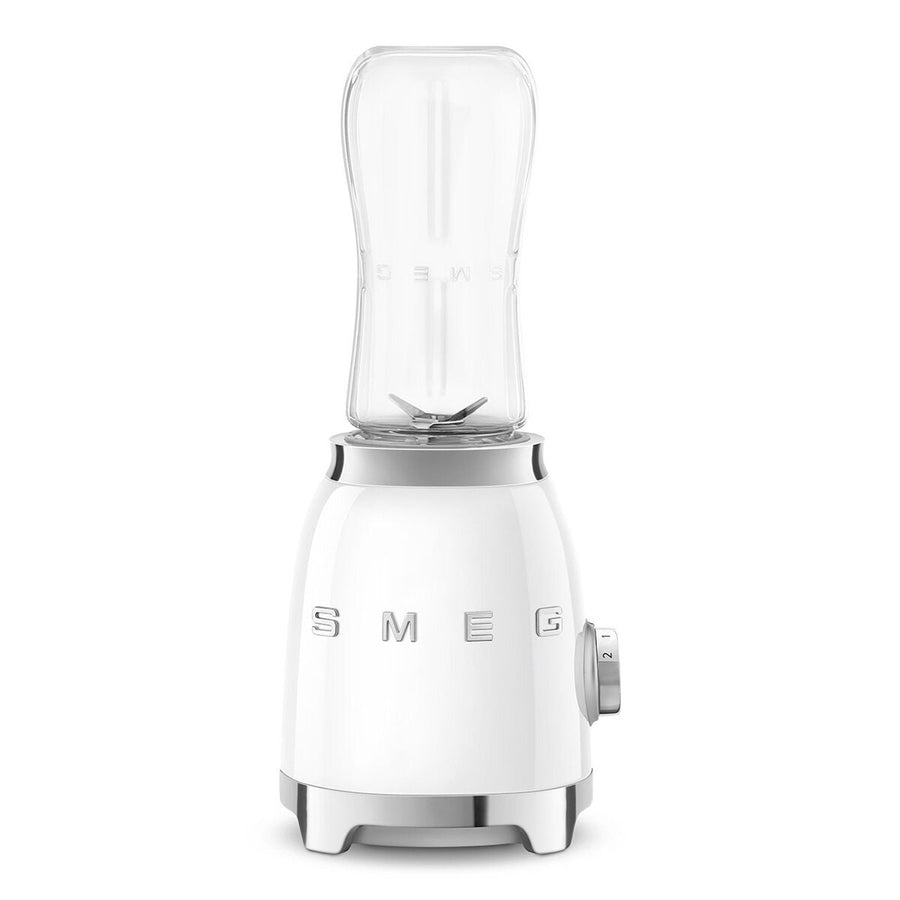 Smeg 50s Style Mini Personal Blender - White - 300W Motor, 1m Power Cord, 1.8kg - PBF01WHAU