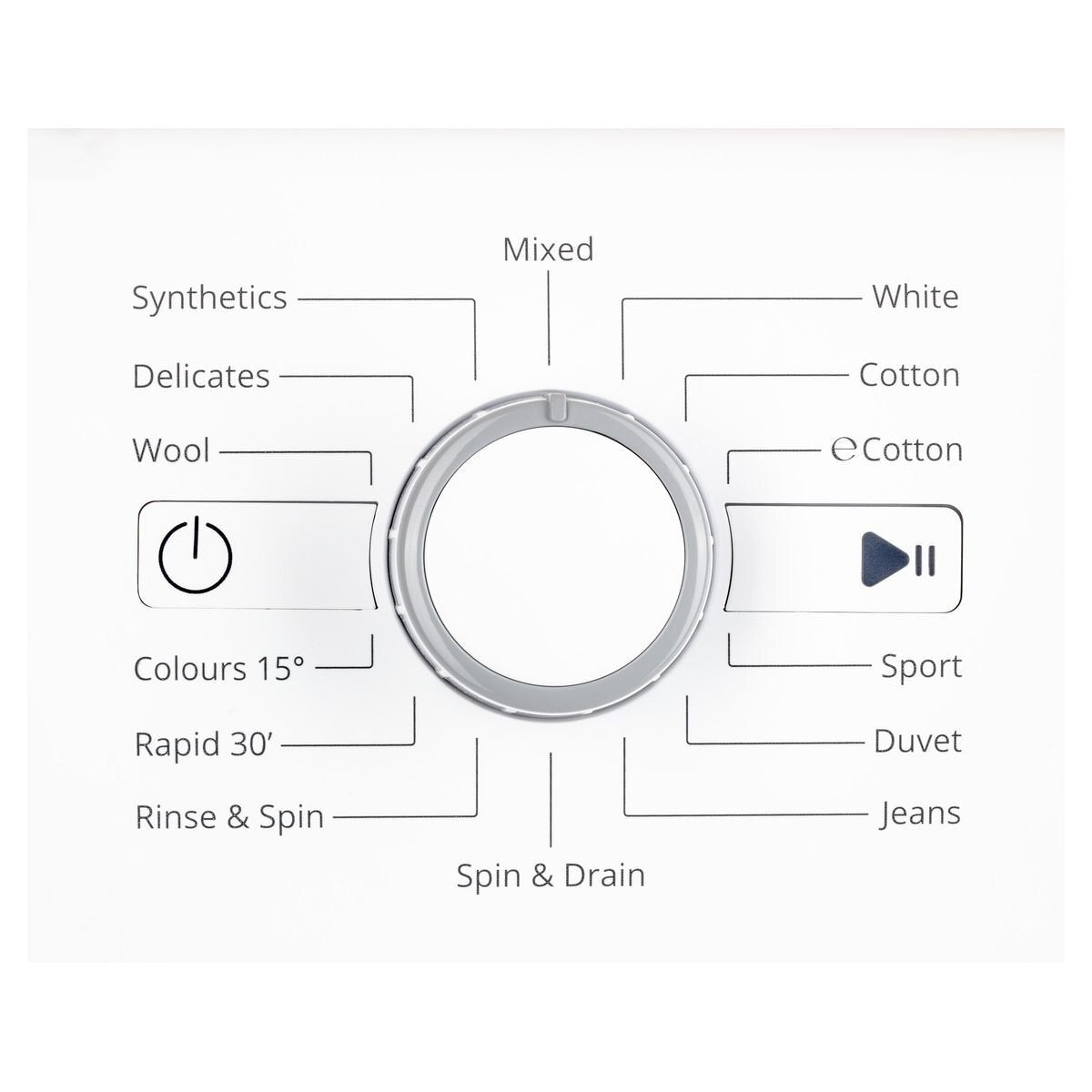 Whirlpool 8kg Front Load Washing Machine - White, 6th Sense Technology, FreshCare+ - FDLR80210