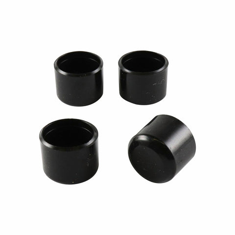 Surface Gard 16mm Black Round Plastic Chair Tips 4 Pack - Floor Protection - SuperSaverAU - view 1