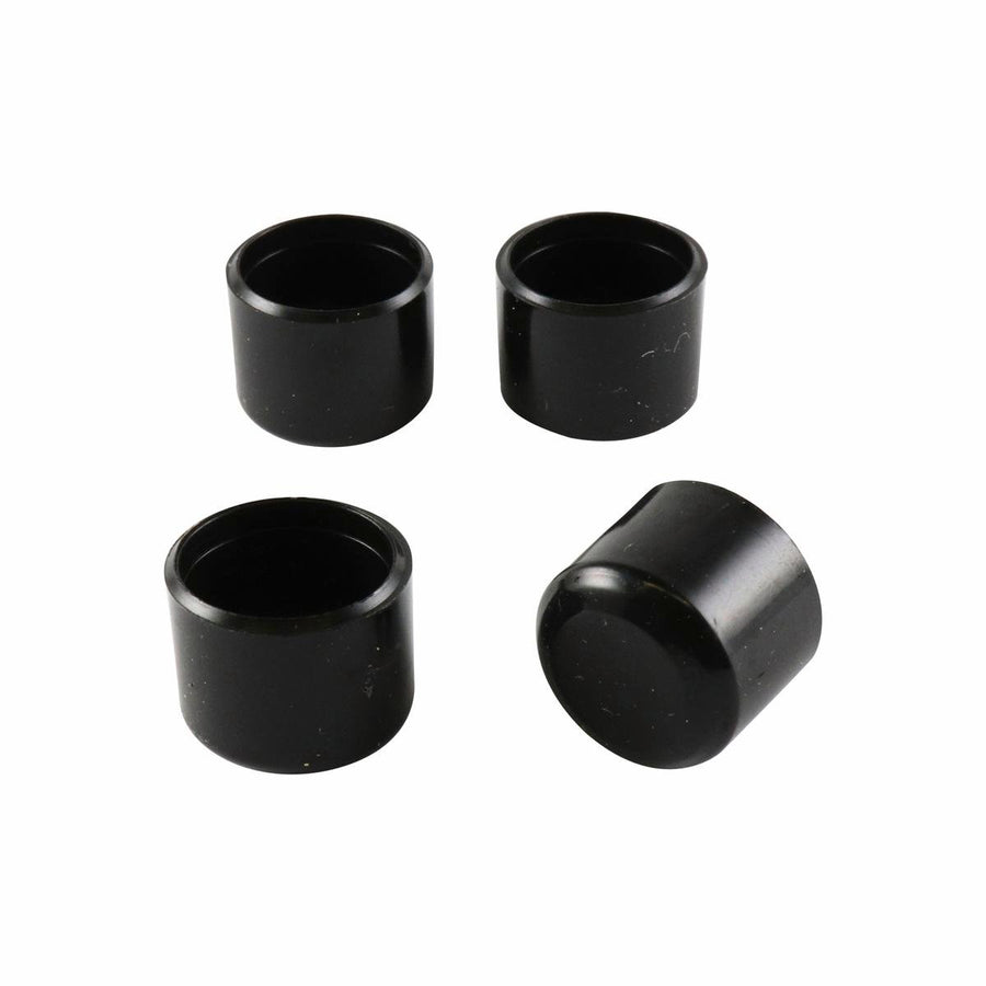 Surface Gard 16mm Black Round Plastic Chair Tips 4 Pack - Floor Protection - SuperSaverAU - view 1
