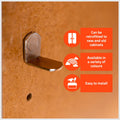 Taskmaster 6mm Nickel Plated Metal Shelf Support 50 Pack - Durable - Easy Install - SuperSaverAU - view 3