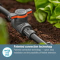Gardena 13mm Micro Irrigation Shut Off Regulation Valve - Black - Durable Control - SuperSaverAU - view 3