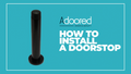 Adoored 110mm Black Steel Monument Door Stop