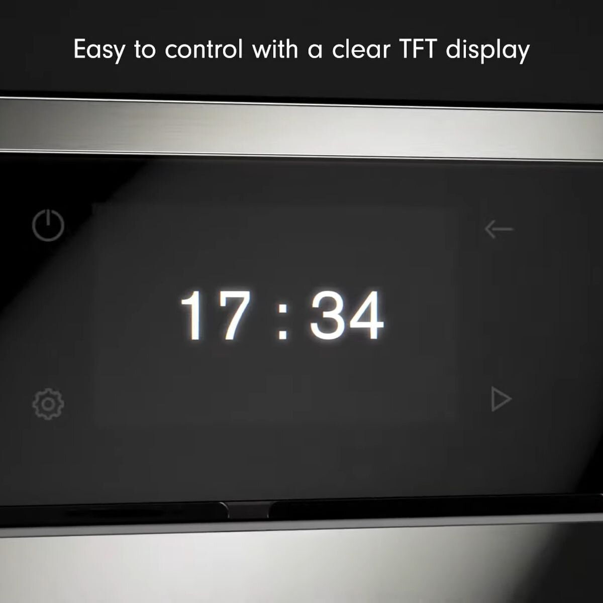 Bertazzoni 60cm Modern Series Pyrolytic Built-In Oven - Carbonio Black, 76L, TFT Touchscreen - F6011MODPTN-23