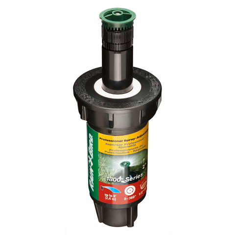Rain Bird 50mm 2in 1800 Series 2.4m Adjustable Spray Pop-Up Sprinkler A18617