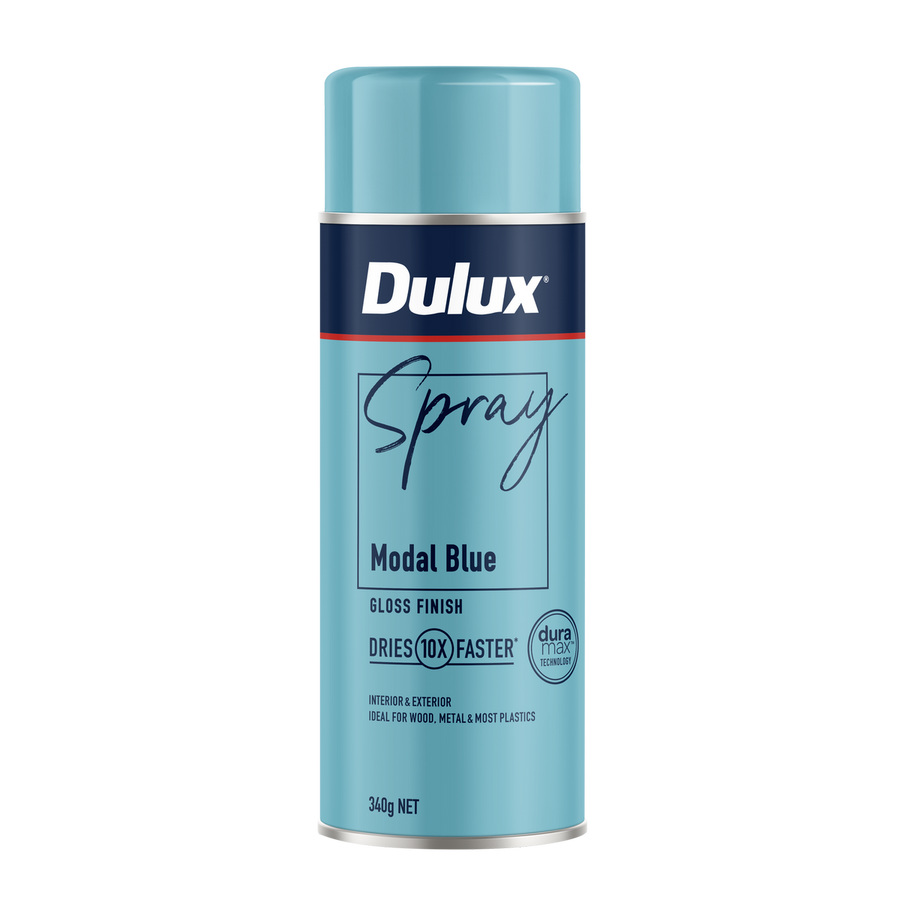Dulux Spray Paint 340g Gloss Modal Blue - Fast Drying - Self-Priming - SuperSaverAU - view 1