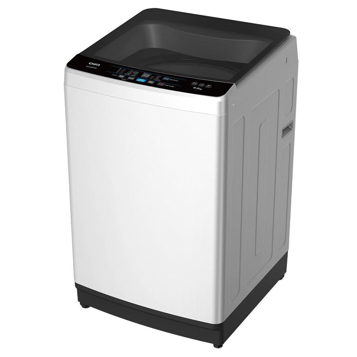 CHiQ 8kg Top Load Washing Machine - Soft Close Lid, Drum Clean Cycle, 9 Programs - WTL80FDW