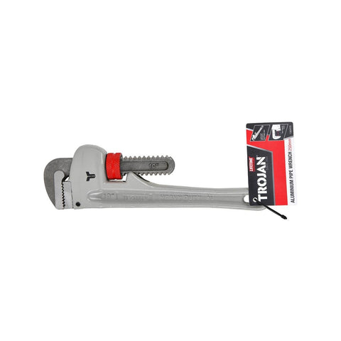 Trojan Aluminium Pipe Wrench - 250mm - Lightweight - Durable - 33mm Capacity - SuperSaverAU - view 1