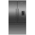 Fisher & Paykel Series 7 569L French Door Fridge - Black Stainless Steel - Ice Maker - RF610ADUB5