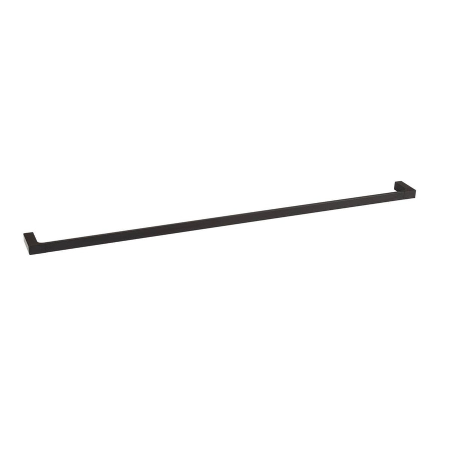 Vivace Matte Black Rumba Towel Rail 900mm Metal Durable Design - SuperSaverAU - view 1