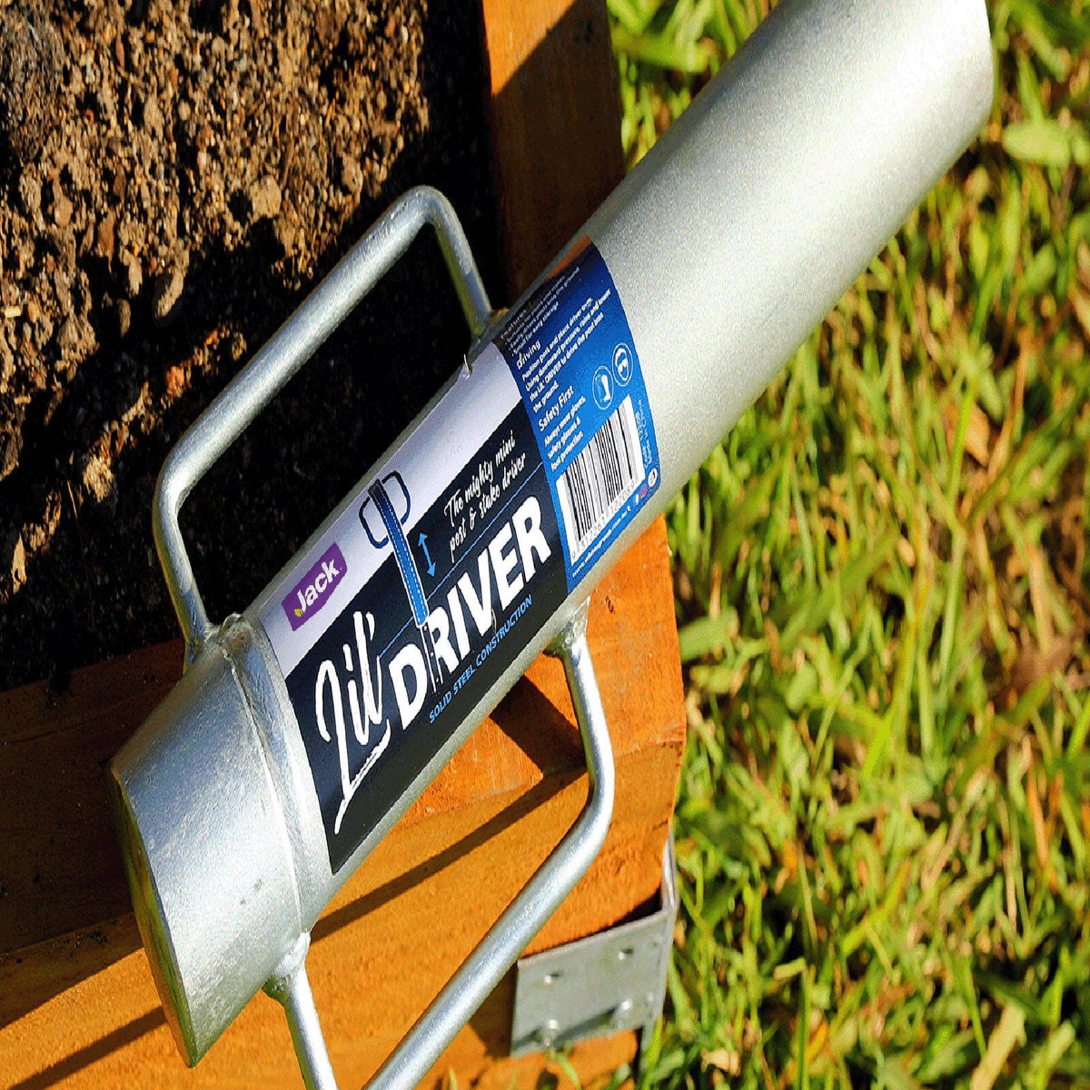 Jack Fencing Accessory Lil Driver Post and Stake - 60mm x 350mm - Steel - SuperSaverAU - view 2