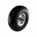 Move It 3.5 x 4 inch Pneumatic Steel Trolley Wheel 5/8 inch Axle 100kg