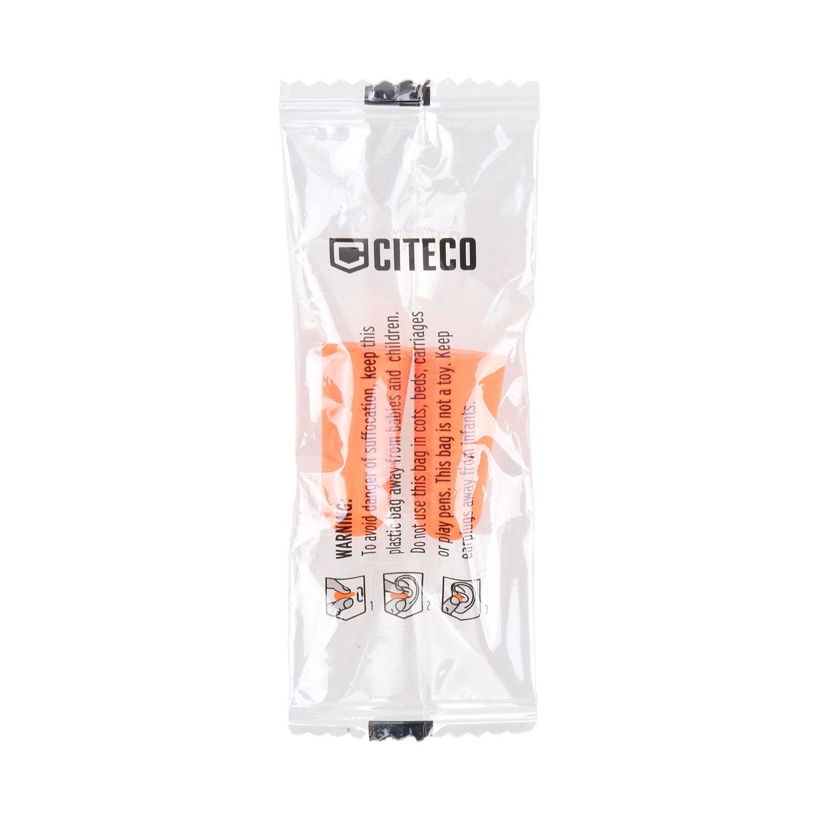 Citeco Class 5 PU Foam Ear Plugs 200 Pairs Uncorded