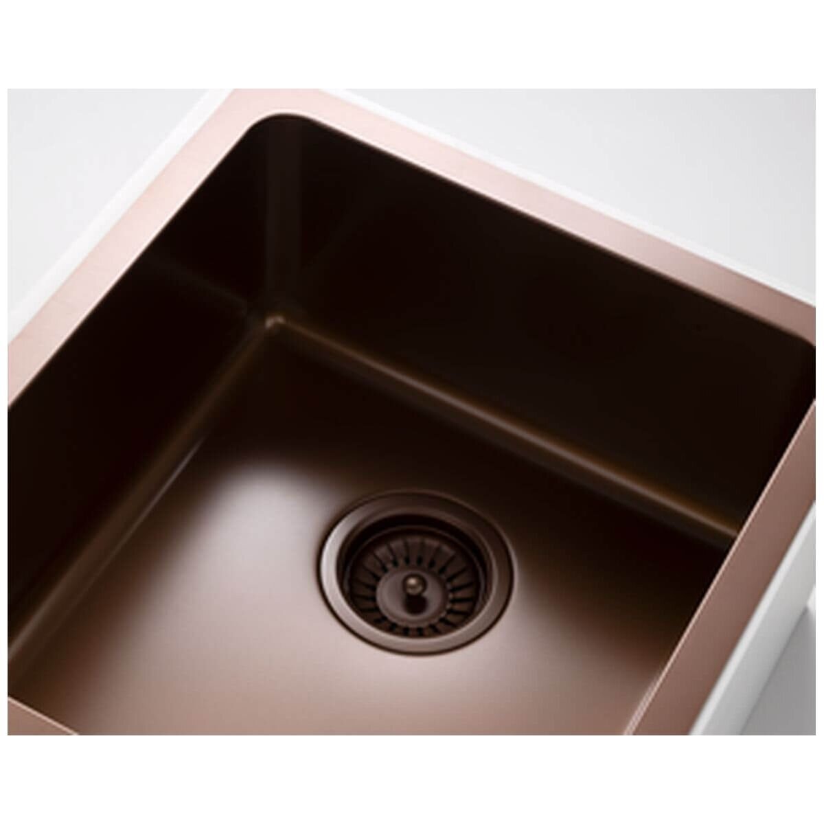 Titan Medium Single Bowl Sink - Aged Brass Finish, Top Mount, Undermount or Flush Mount - TSAB40