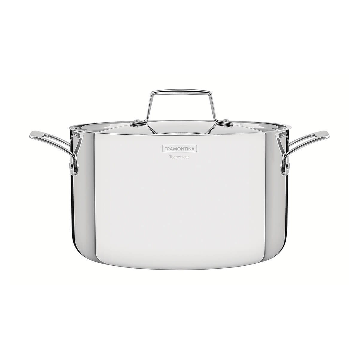 Tramontina Grano 24cm 5.8L Stainless Steel Deep Casserole - Tri-Ply Clad - Induction - 62144240
