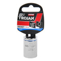 Trojan 19mm Socket 1/2 Drive - Polished Chrome Vanadium - Durable - 12-Point - SuperSaverAU - view 2