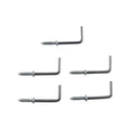 Everhang Square Hook - 25mm - Zinc Plated - 5 Pack - SuperSaverAU - view 1