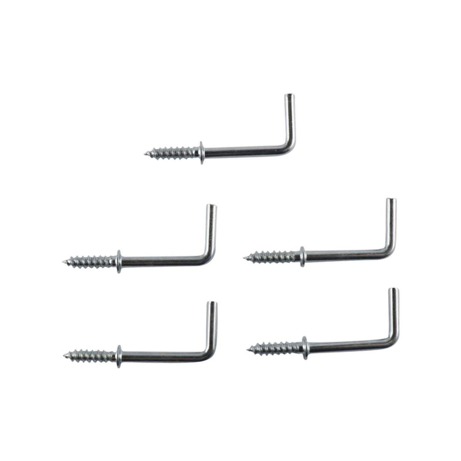 Everhang Square Hook - 25mm - Zinc Plated - 5 Pack - SuperSaverAU - view 1