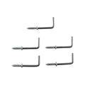 Everhang Zinc Plated Square Hook 25mm 13kg - 5 Pack