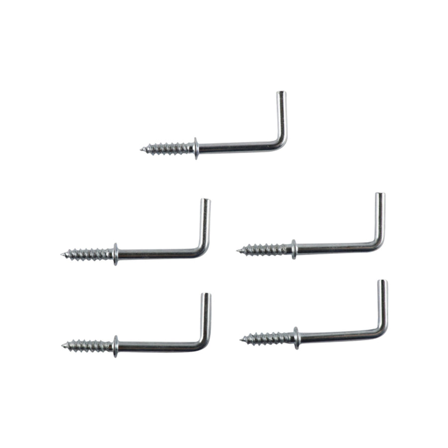 Everhang Zinc Plated Square Hook 25mm 13kg - 5 Pack