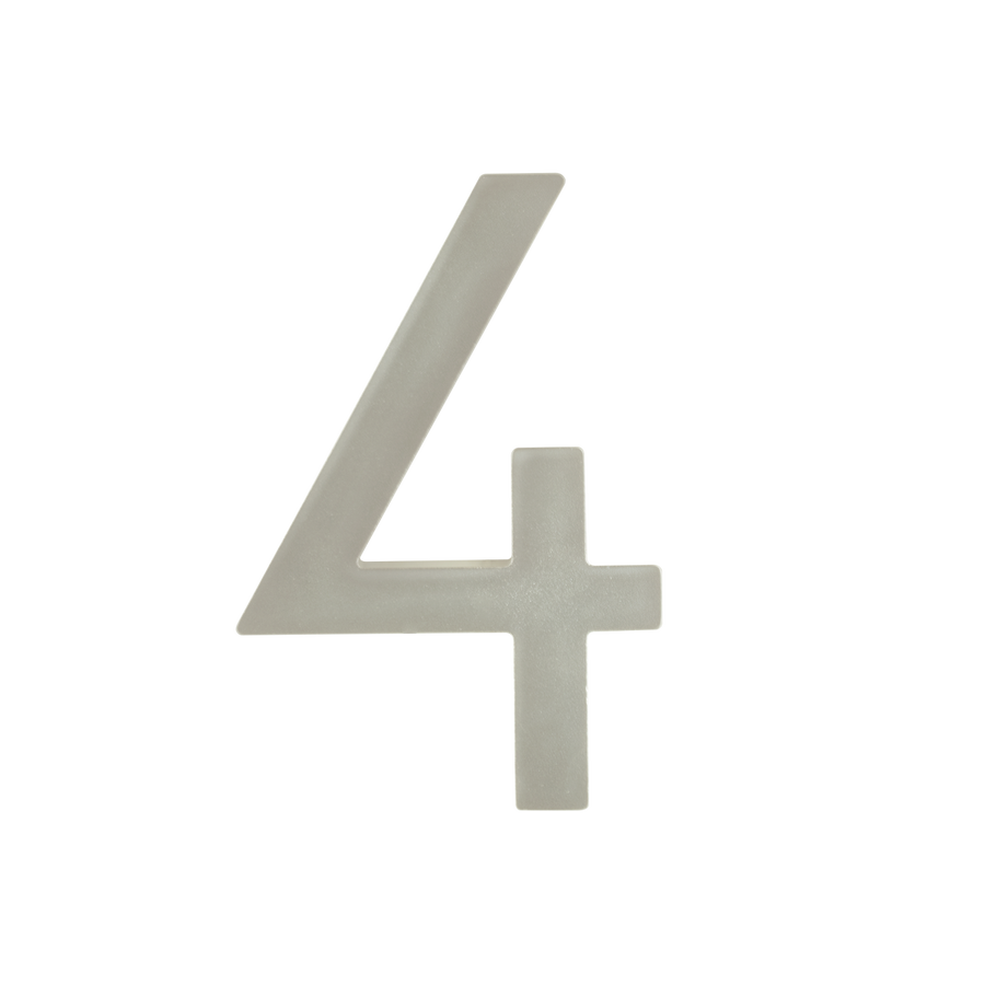 Sandleford Stainless Steel Lorne Numeral 4 - 100mm - Silver - Durable - SuperSaverAU - view 1