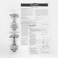 Shaw Mason Chrome Easy Clean Basin Top Assembly Pair - 67mm x 105mm - Durable - SuperSaverAU - view 3