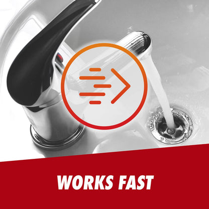 Drano Bathroom Max Gel Liquid 1.2L - 364228 - Orange - Hair Clog Remover