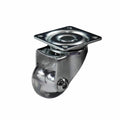 Easyroll Swivel Castor - 35mm - Polyurethane - Transparent Design - 2 Pack - SuperSaverAU - view 1
