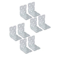Carinya Galvanised Angle Make a Bracket 8 Pack - 50 x 50 x 40mm - Silver - SuperSaverAU - view 3
