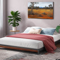 Zinus Ironline King Single Bed Base 15cm - Black Steel Frame, Non-Slip Slats - AU-FBOBH1ZC-06B