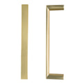 Taskmaster 96mm Brushed Brass 1/2 Round Cabinet Handle 10 Pack