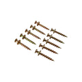 Hangman 45kg Gold Heavy-Duty Double Head Bear Claw Screw, Steel - 10 Pack
