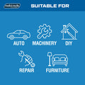 Metal Mate Galvanised Slotted Angle Starter Pack, Steel Shelving Frame Kit
