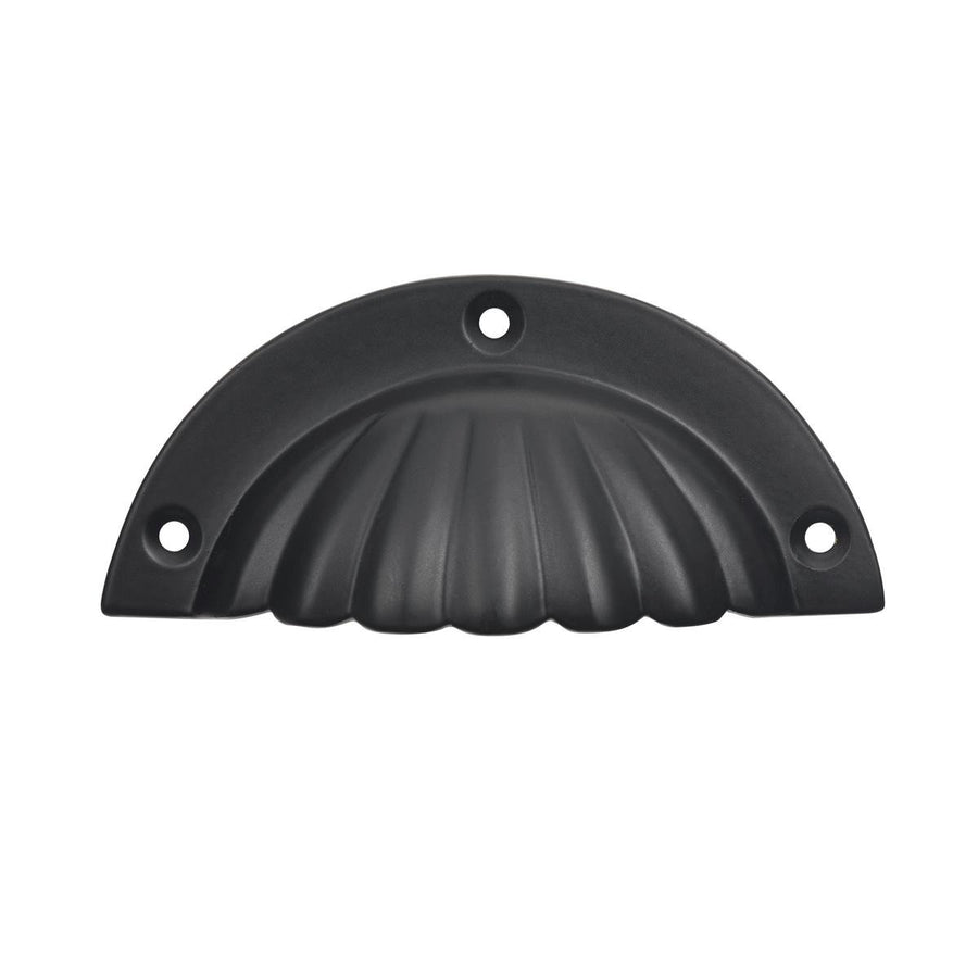 Prestige Pull Knob - 92mm - Cast Iron - Matte Black Shell Design - SuperSaverAU - view 1