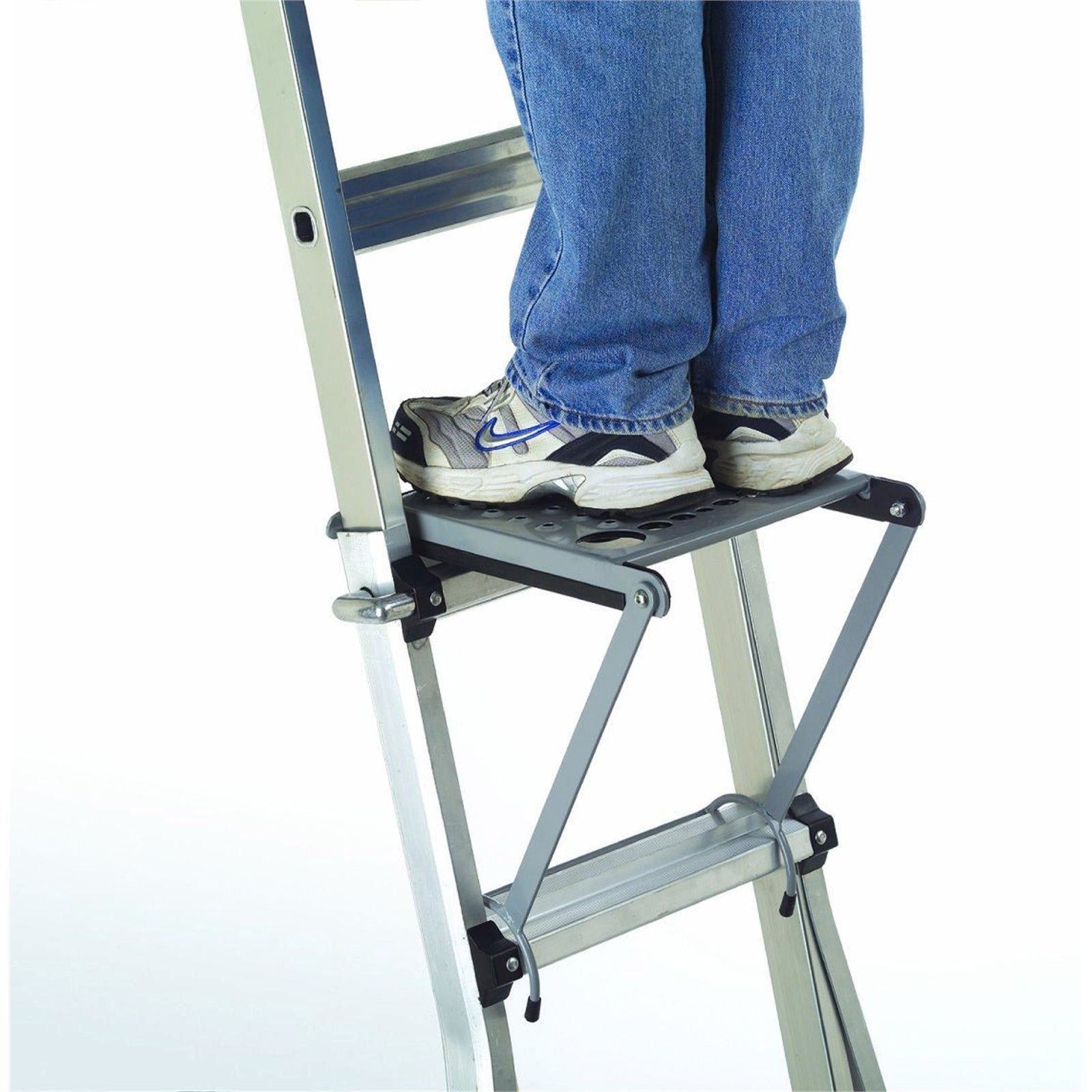 Gorilla Mighty Ladder Platform and Project Tray Steel Weather Resistant