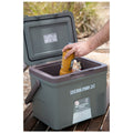 myCOOLMAN Recreation Series portable fridge - Khaki brown with black trim - Bluetooth app - CCP20
