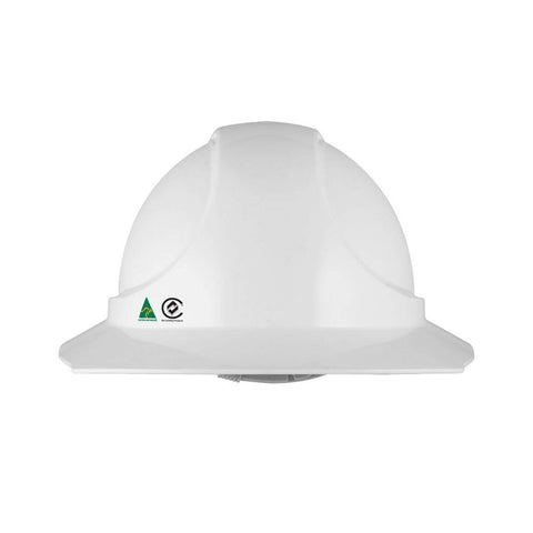 Peak Armour Broadbrim Hard Hat Impact Resistant Adjustable Harness