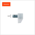 Taskmaster Plastic Shelf Support - 5mm - White - 20 Pack - SuperSaverAU - view 2
