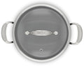 Tefal Jamie Oliver 24cm Titanium Non-stick Induction Stewpot - Hard-anodised Black - H9024644