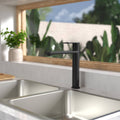 Caroma Black Luna Sink Mixer - Lead Free Brass - 50mm x 260mm x 231mm - Black - Easy Clean Aerator - SuperSaverAU - view 3