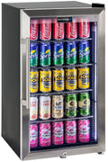 Schmick 98L Alfresco Beverage Centre - Stainless Steel, Triple Glazed, Self-Closing Door - HUS-SC88-SS