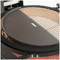 Kamado Joe Big Joe half moon cast iron reversible griddle - Smooth and ribbed sides - BJ-HCIGRIDDLE