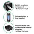 Gecko Large LED Zapper - 40m Coverage - Durable Weatherproof Design - SuperSaverAU - view 2