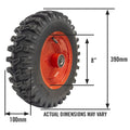 Sherlock 16 Inch Heavy Duty Tread Wheelbarrow Wheel Steel Rubber Durable - SuperSaverAU - view 3