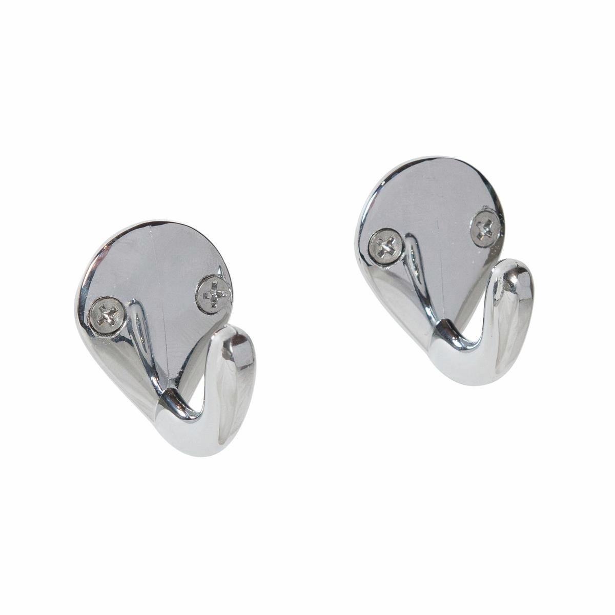 Syneco Robe Hook - 40mm - Zinc - Chrome Plated Finish - SuperSaverAU - view 1